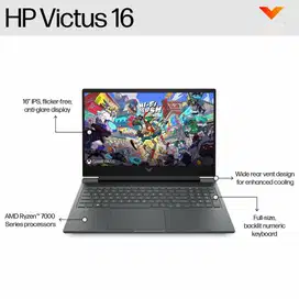 New HP Victus Gaming 16 Ryzen 5-7640HS 16GB 512GB RTX 4060 8GB Win 11