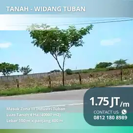 Tanah Zona Industri III Widang Tuban