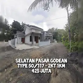 Rumah Minimalis Selatan Pasar Godean