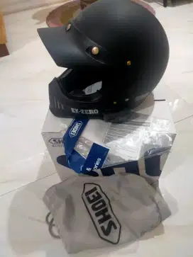 Helm Shoei ex zero black matte