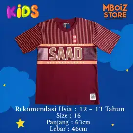 Kaos Saad Bin Abi Waqqash ( Promo 250 Ribu dapat 4 pcs, Harga PASS)