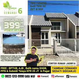 alana cemandi, alana regency, rumah murah sidoarjo, rumah minimalis