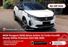 [KM 10RB] NEW Peugeot 3008 Allure Active 1.6 Turbo White 2022/2023