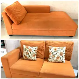 Kursi Sofa Letter L Minimalis, Nego