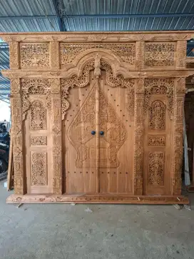gebyok kler kayu jati