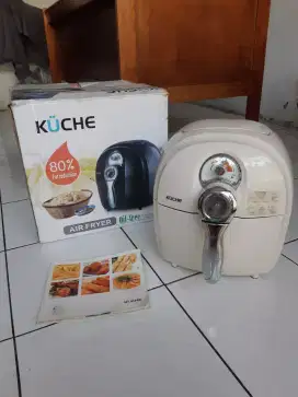 Penggoreng listrik tanpa minyak Kuche Air Fryer K-899, mulus