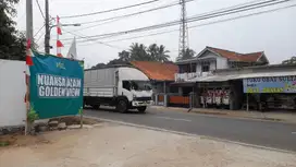 Tanah Kavling NEMPEL Jalan Provinsi 90 Menit dari TOL Nagrak Cibubur