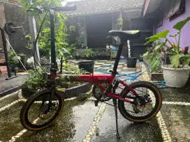 Sepeda Lipat Element X Fold Lite Bali Edition 8 Speed