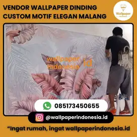 Vendor Wallpaper Dinding Custom Motif Elegan Malang