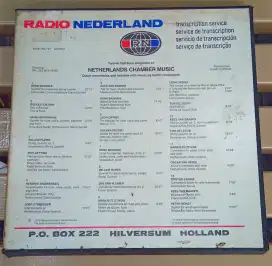 Vinyl Antik Radio Nederland ( Chamber Music )