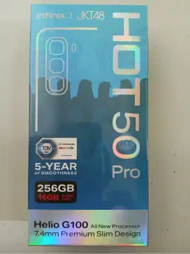 INFINIX HOT 50 PRO NFC 8/256 BNIB NO REPACK NEW SEGEL ORI GARANSIRESMI