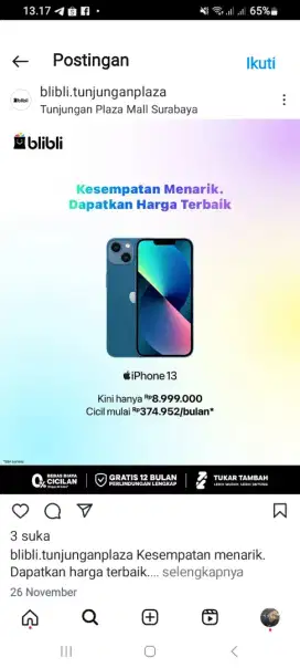 Iphone 13 128 midnight