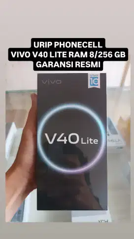 VIVO V40 LITE 4G RAM 8/256 GB GARANSI RESMI