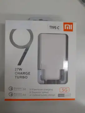 Charger Xiomi/Redmi Mi USB Type C/ 27watt Ori Oem Bergaransi