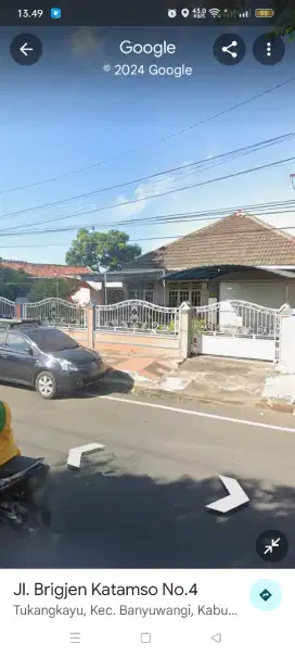 Dijual Tanah tengah Kota depan warung suliana