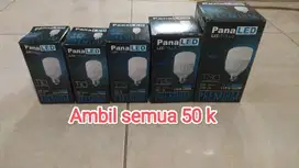 Lampu LED 5 pcs 10, 10, 15, 20, 30 watt = 50 ribu saja. Terang Awet