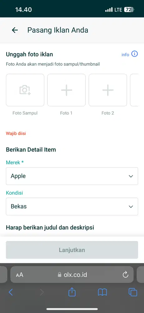 Jual iphone 13 pro 256GB
