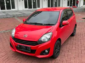 Daihatsu ayla X 1.0 matic 2021 automatic merah mulus facelift