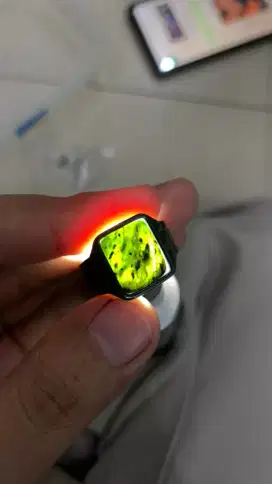 Cincin Batu Black Jade Super (Giok Hitam)