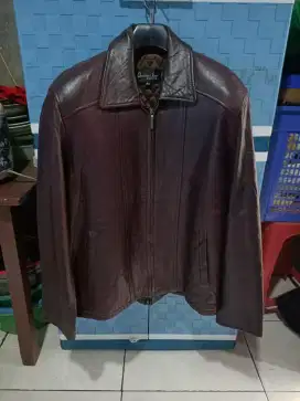 Jaket kulit asli