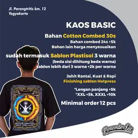 Sablon Kaos Berkualitas Harga Terjangkau / Bikin Kaos Sablon Plastisol