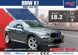 DP 18JT BMW X1 2013 S DRIVE 1.8 AT LOW KM.60RB & PAJAK PANJANG #F3ST