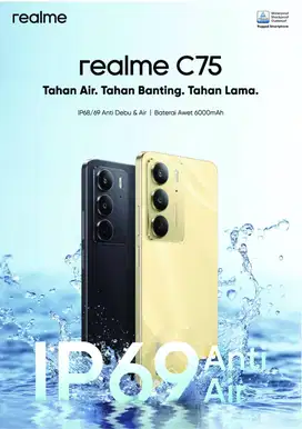 REALME C75 , HP KUAT & TAHAN AIR