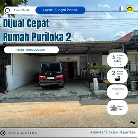 Dijual Rumah 1,5 lantai Puriloka sungai panas