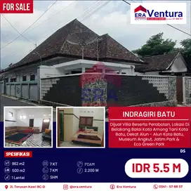 Villa Plus Perabotan, Di Belakang Balai Kota Among Tani Kota Batu