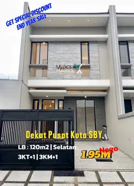 Dijual rumah klampis new gress dibawah 2 M surabaya timur