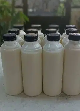 10 liter susu kambing etawa murni dalam kemasan botol 250ml berkhasiat