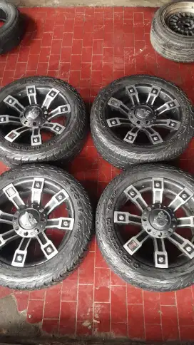 Velg Offroad hsr copotan hilux R20 pcd 6*139.7 plus ban ..4pcs