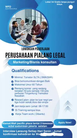 Loker kerja Bisnis konsultan