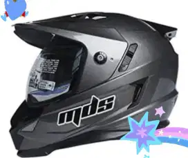 helm mds,full face,double fisor, second rasa baru , belum pernah pakai