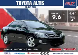 DP 9JT TOYOTA ALTIS V 2013 2.0 AT ISTIMEWA & PAJAK PANJANG #F4ST