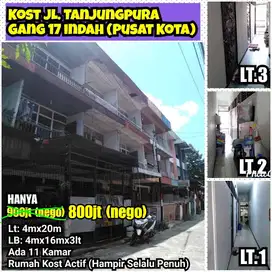 Kost Pusat Kota TERMURAH (Hampir Selalu Penuh) di Tanjungpura