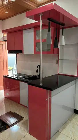 Kitchen set & meja bar hpl