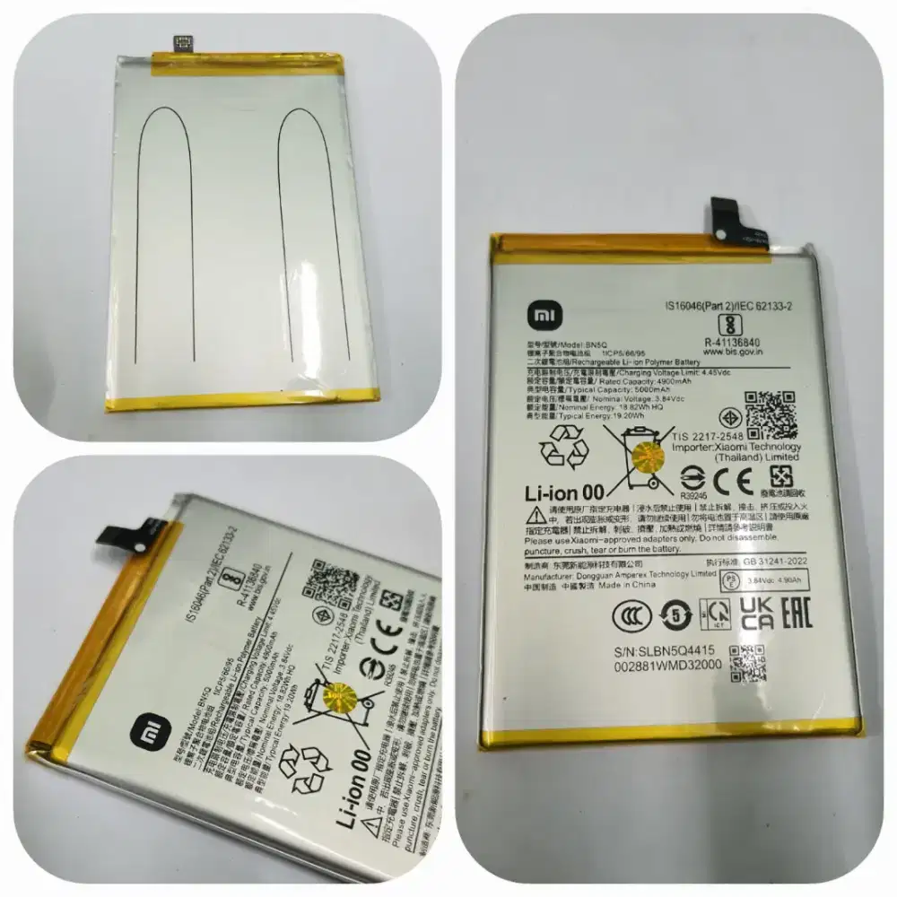 Baterai BN5Q Baterai Redmi 13C Berkualitas langsung pasang