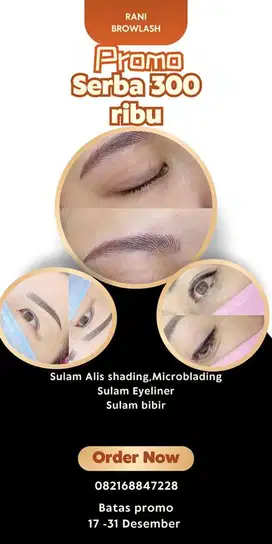 Sulam alis , sulam eyeliner, sulam bibir