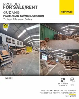 Dijual/Sewa Gudang Luas di Pasar Minggu, Cirebon