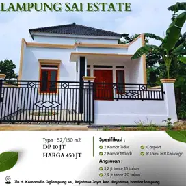 DIJUAL RUMAH MODERN DI BANDAR LAMPUNG DEKAT KAMPUS UNILA