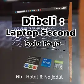 Dibeli Laptop/Netbok Bekas