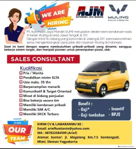 SALES CONSULTAN WULING