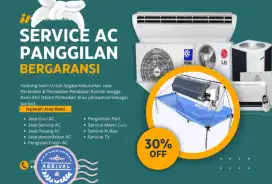 Service Servis AC Mesin cuci Kulkas kipas angin Bergaransi panggilan