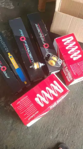 Pakek shock absorber provender dan per apm dan stoper empuk buat ceper
