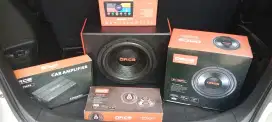 Paket audio full brend orca + HU android orca 9inc bonus kamera