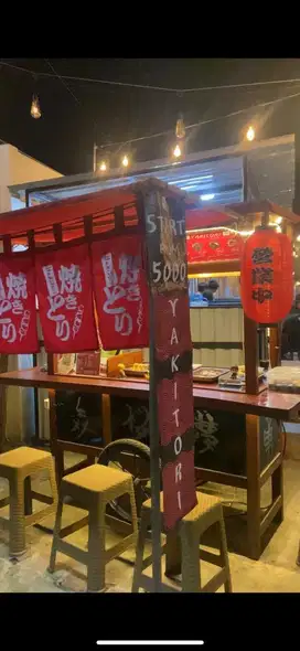 Di jual gerobak angkringan full decor