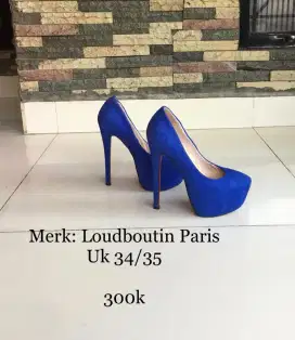 Sepatu merek Loudboutin Paris