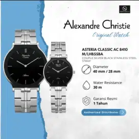 JAM COUPLE ALEXANDRE CHRISTIE ORIGINAL AC 8410 SILVER