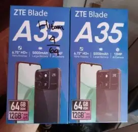 zte blade a35 4gb 64gb resmi dijamin baru